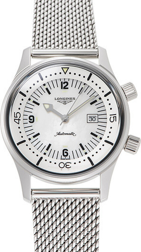 Dameklokke L3.374.4.80.6 Heritage Hvit/Stål Ø36 mm