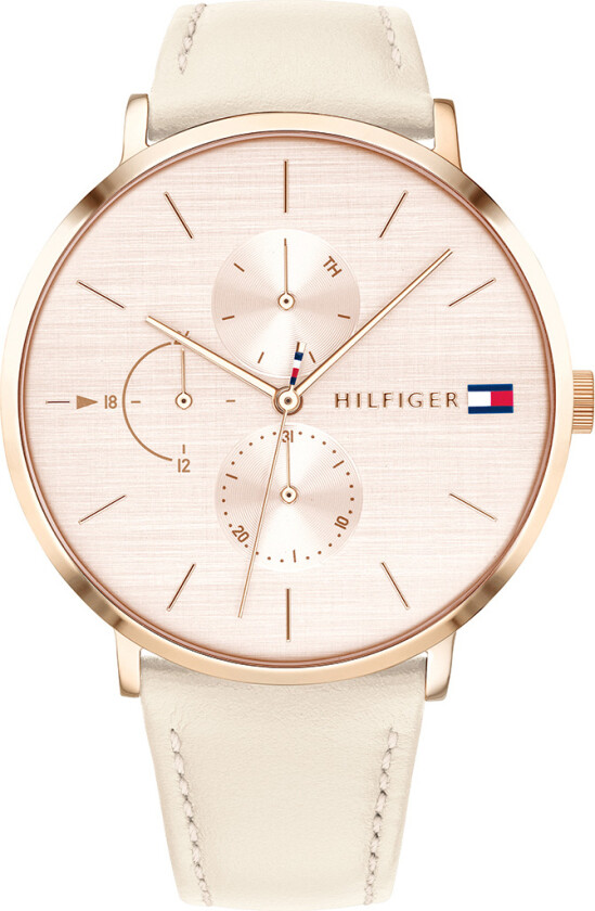 Dameklokke 1781948 Rosa/Lær Ø40 mm