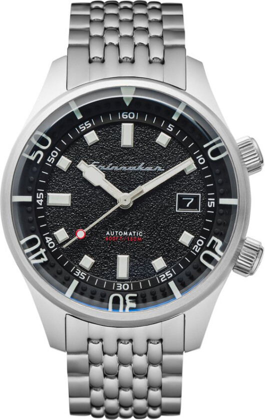 Herreklokke SP-5062-11 Bradner Sort/Stål Ø42 mm