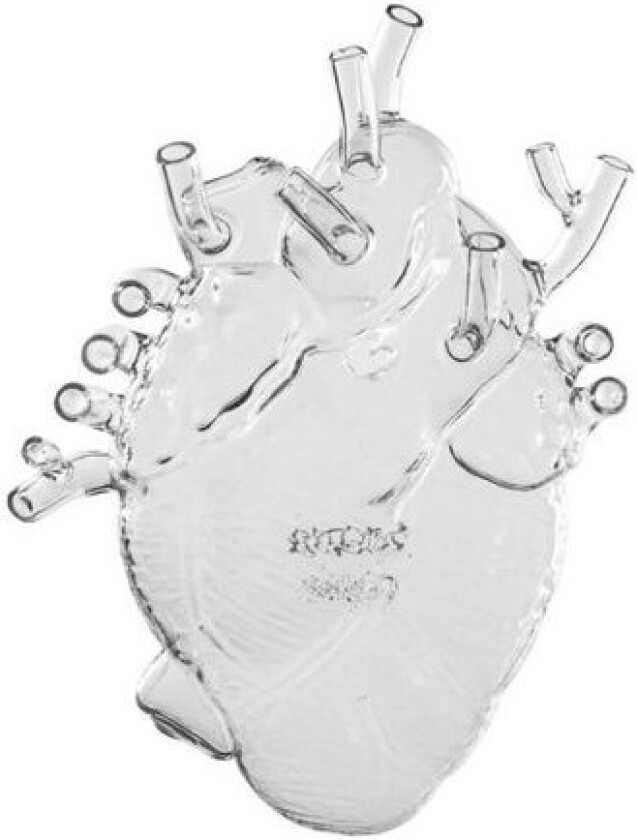 - Love In Bloom Glass Heart Vase