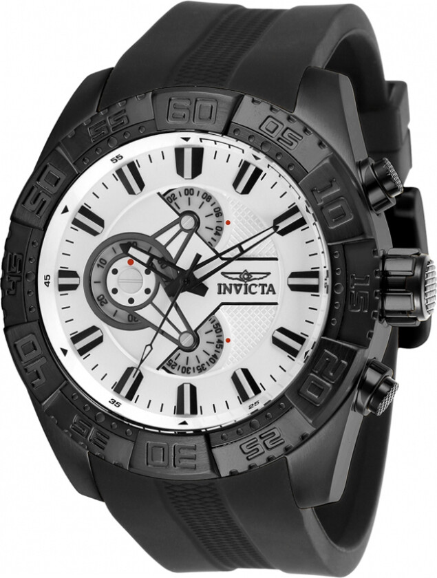 Herreklokke 25995 Pro Diver Sølvfarget/Gummi Ø50 mm