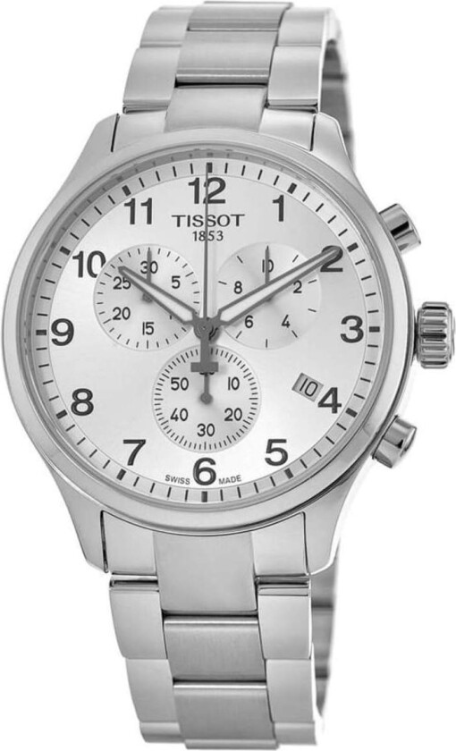 Herreklokke T116.617.11.037.00 T-Sport Sølvfarget/Stål Ø45