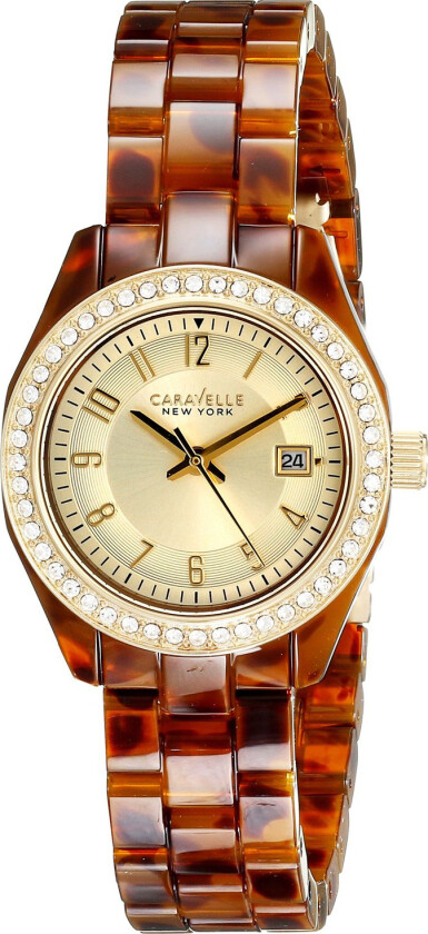 Dameklokke 44M104 Caravelle Champagnefarget/Resinplast Ø28 mm