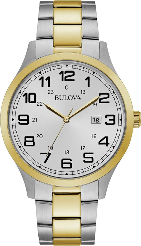 Herreklokke 98B304 Dress Sølvfarget/Gulltonet stål Ø42 mm