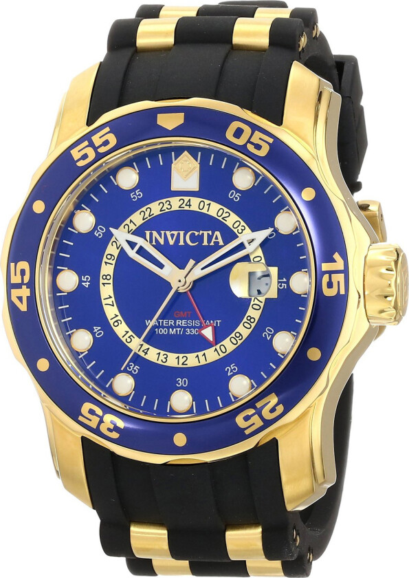 Herreklokke 6993 Pro Diver Blå/Gulltonet stål Ø48 mm