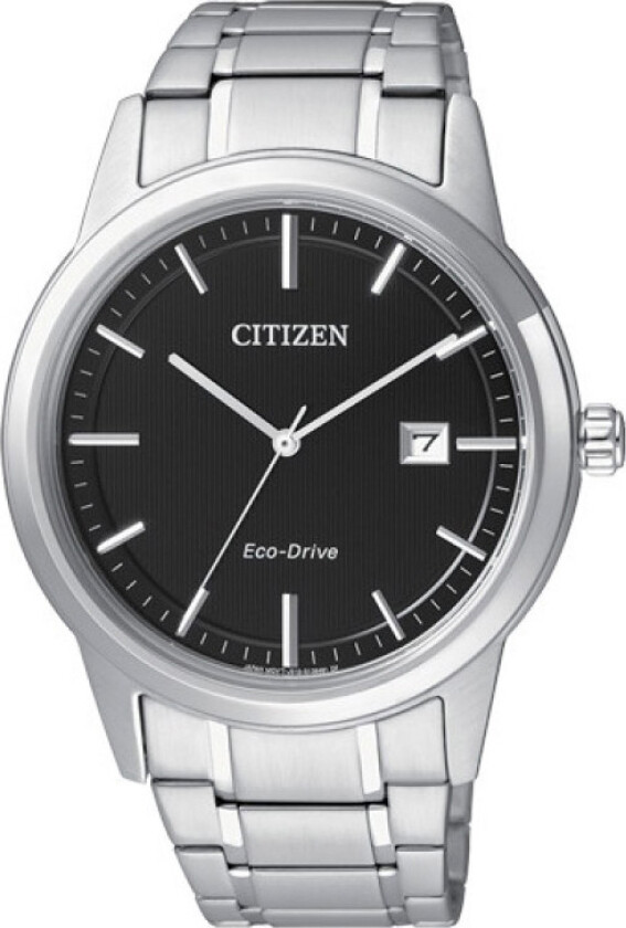 Herreklokke AW1231-58E Sort/Stål Ø40 mm