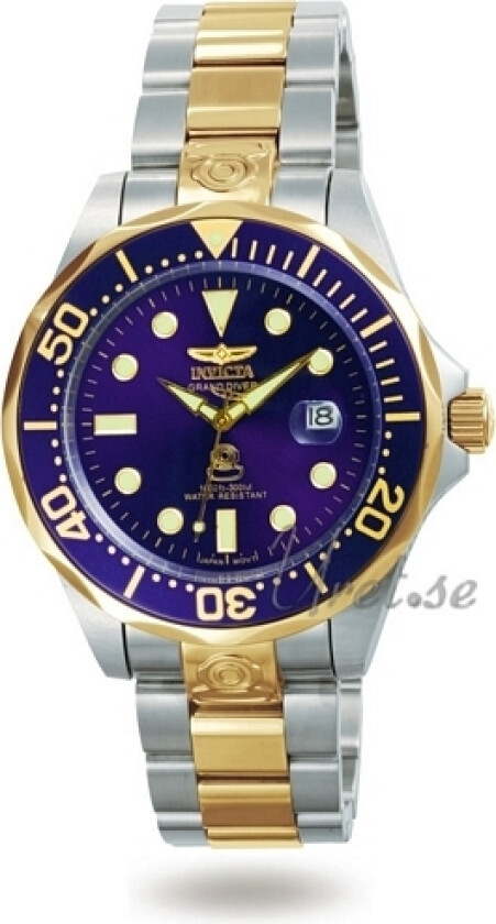 Herreklokke 3049 Pro Diver Blå/Gulltonet stål Ø47 mm
