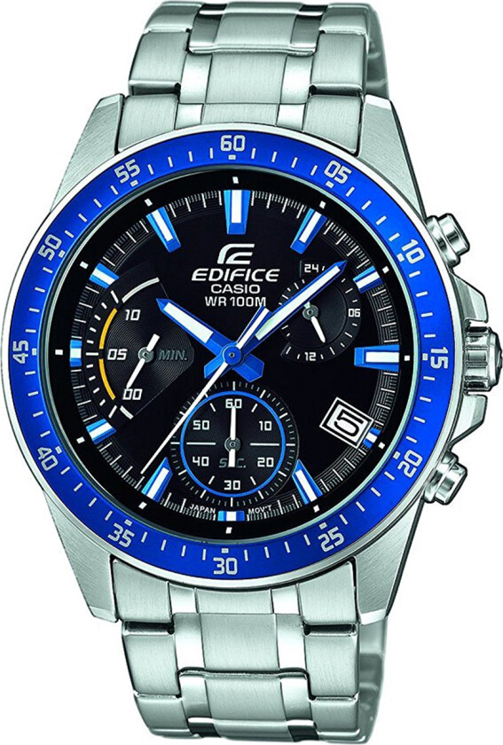 Herreklokke EFV-540D-1A2VUEF Edifice Sort/Stål Ø48.5 mm