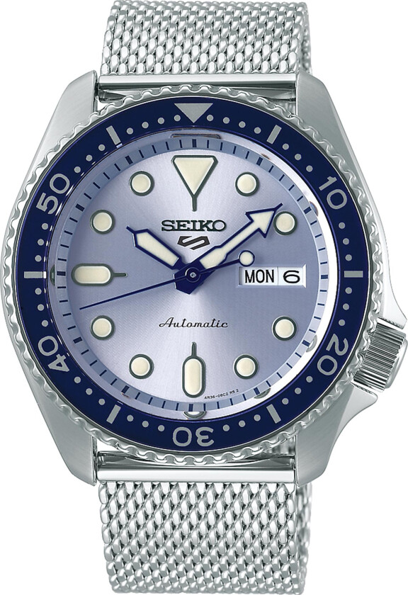 Herreklokke SRPE77K1 Lilla/Stål Ø40 mm