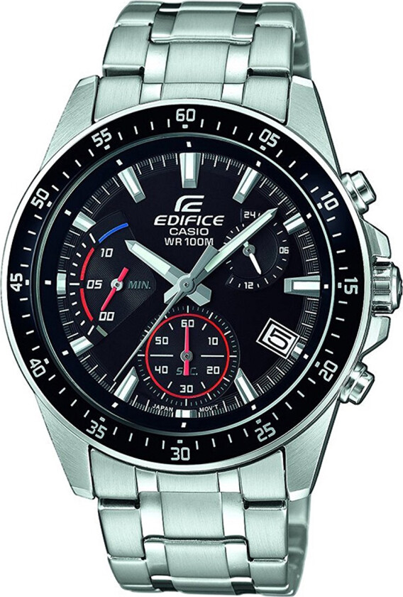 Herreklokke EFV-540D-1AVUEF Edifice Sort/Stål Ø48.5 mm