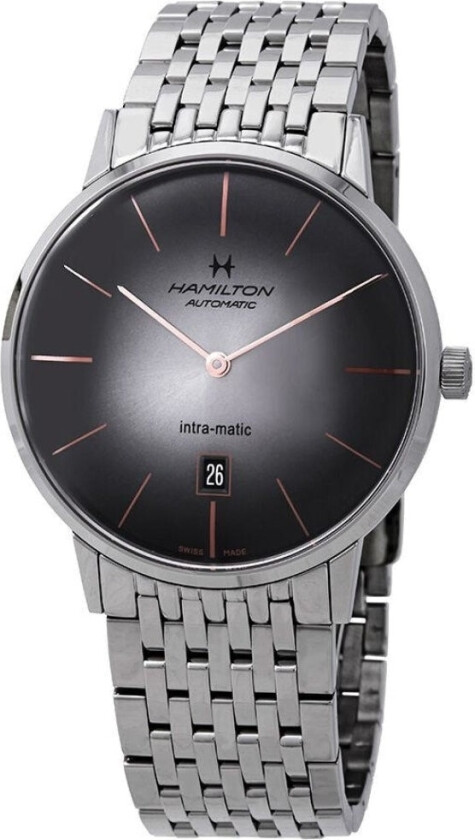 Herreklokke H38755181 Grå/Stål Ø42 mm