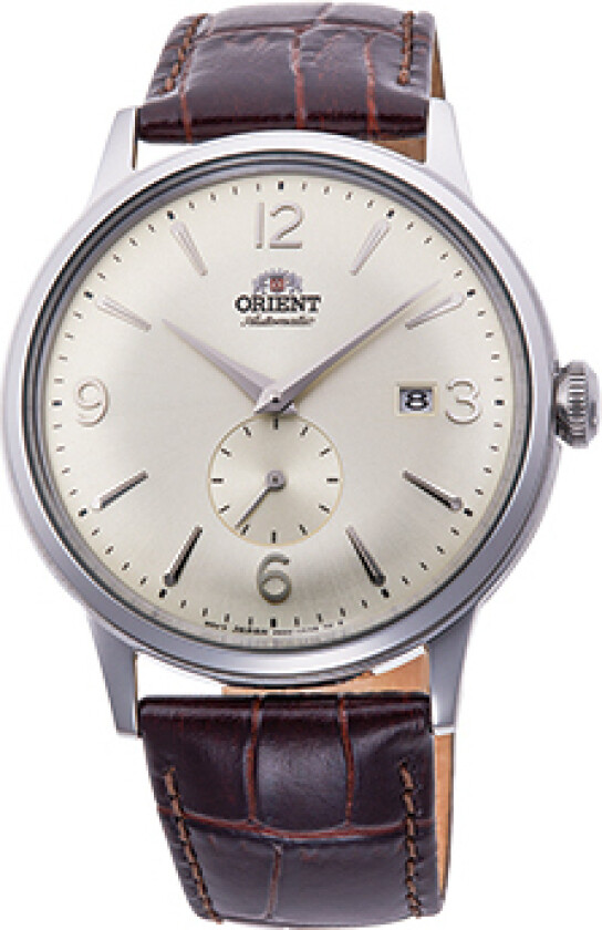 Herreklokke RA-AP0003S Classic Beige/Lær Ø40 mm