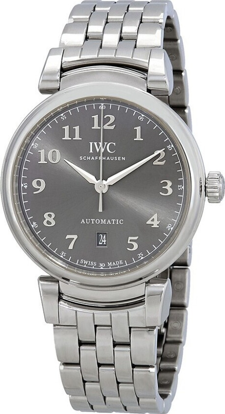 Herreklokke IW356602 Da Vinci Grå/Stål Ø40 mm
