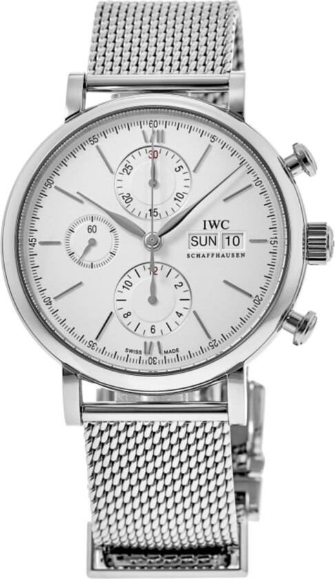 Herreklokke IW391028 Portofino Sølvfarget/Stål Ø42 mm