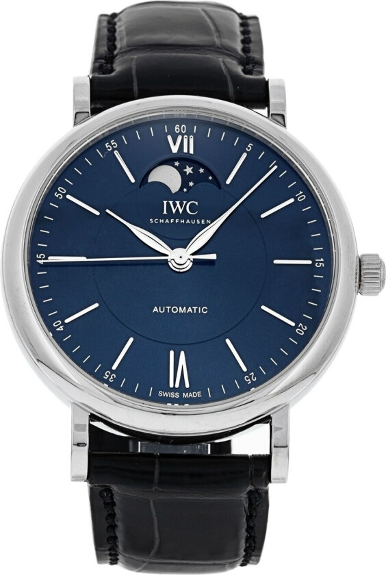 Herreklokke IW459402 Portofino Blå/Lær Ø40 mm