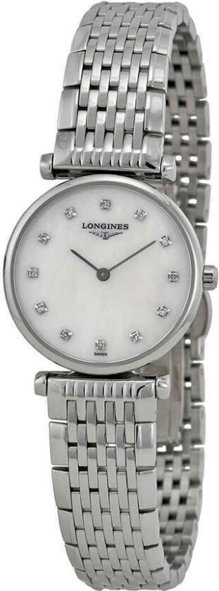 Dameklokke L4.209.4.87.6 Grande Classique Hvit/Stål Ø24 mm