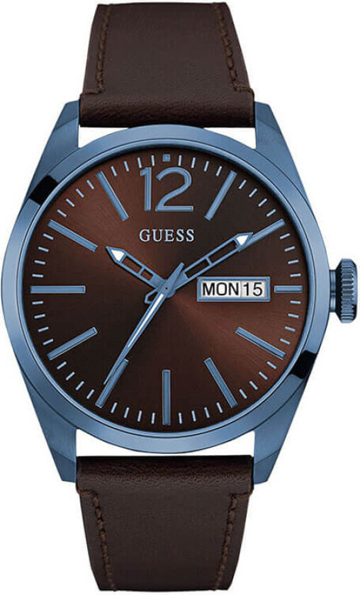 Herreklokke W0658G8 Vertigo Brun/Lær Ø45 mm