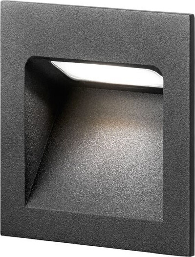 - Deli 1 LED 3000K Vegglampe Svart