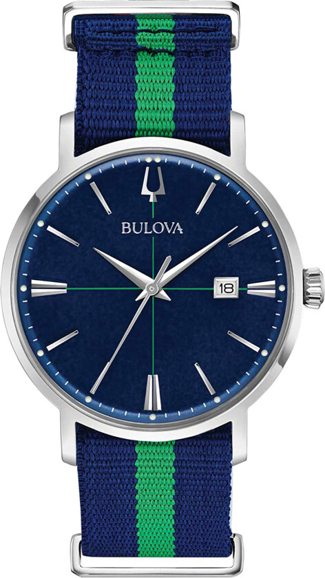Herreklokke 96B316 Aerojet Blå/Tekstil Ø39 mm