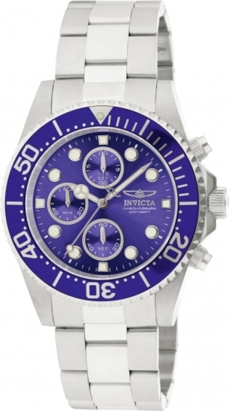 Herreklokke 1769 Pro Diver Chronograph Blå/Stål Ø44 mm
