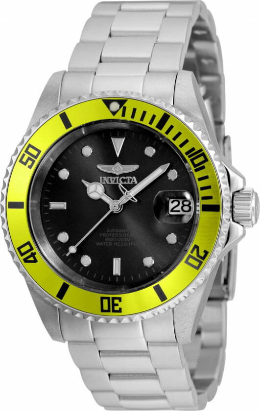 Herreklokke 35842 Pro Diver Sort/Stål Ø40 mm