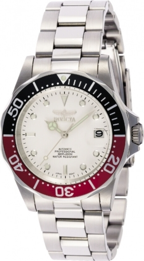 Herreklokke 9404 Pro Diver Hvit/Stål Ø43 mm