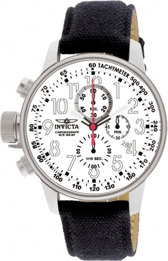 Herreklokke 1514 Force Lefty Sølvfarget/Tekstil Ø46 mm