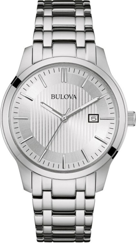 Herreklokke 96B245 Sølvfarget/Stål Ø40 mm