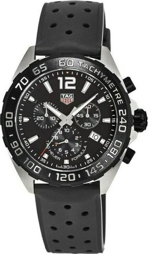 Herreklokke CAZ1010.FT8024 Formula 1 Sort/Gummi Ø43 mm