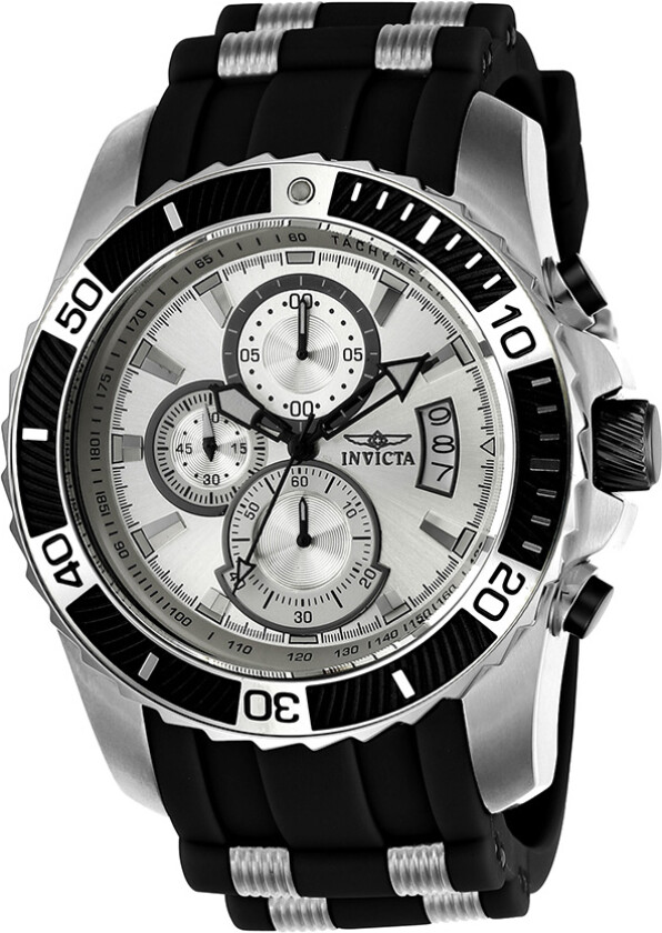 Herreklokke 22428 Pro Diver Sølvfarget/Stål Ø45 mm