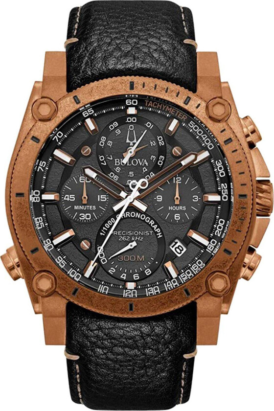Herreklokke 97B188 Precisionist Grå/Lær Ø46.5 mm