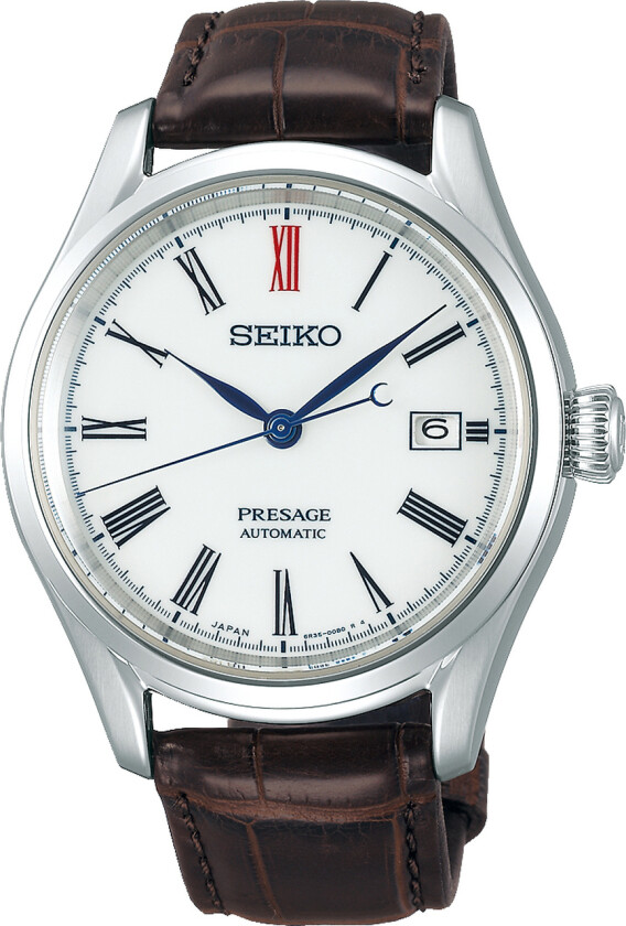 Herreklokke SPB095J1 Presage Hvit/Lær Ø40.5 mm