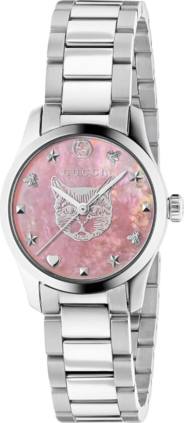 Dameklokke YA1265013 G-Timeless Rosa/Stål Ø27 mm