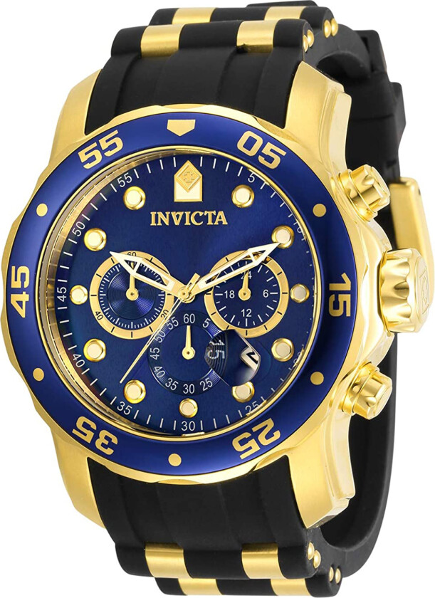 Herreklokke 30763 Pro Diver Blå/Gulltonet stål Ø48 mm