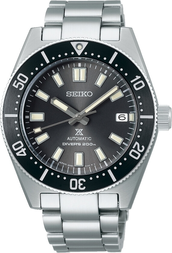 Herreklokke SPB143J1 Sort/Stål Ø40.5 mm