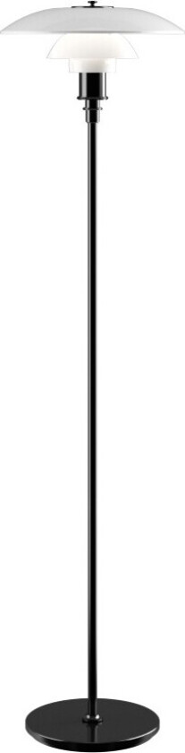 - PH 3½-2½ Gulvlampe Svart Metallisert