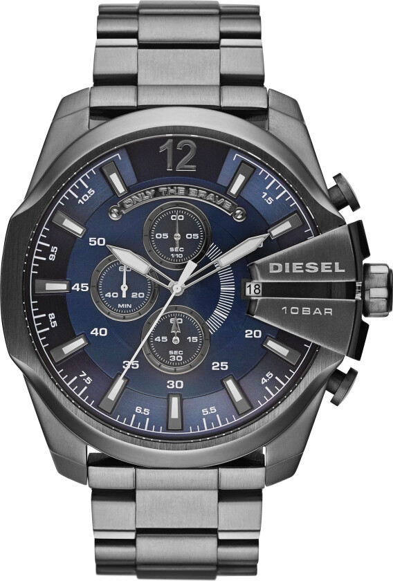 Herreklokke DZ4329 Mega Chief Blå/Stål Ø51 mm