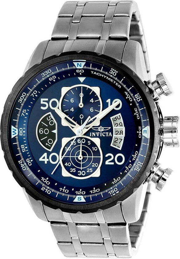 Herreklokke 22970 Aviator Blå/Stål Ø48 mm