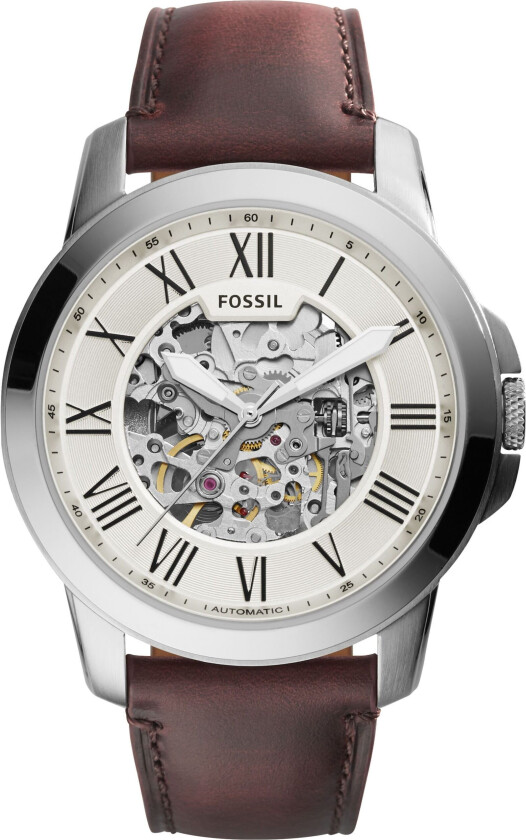 Herreklokke ME3099 Grant Beige/Lær Ø45 mm