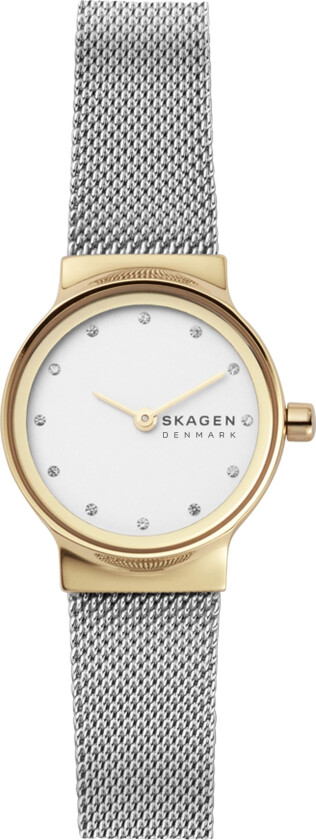 Dameklokke SKW2666 Freja Hvit/Stål Ø26 mm