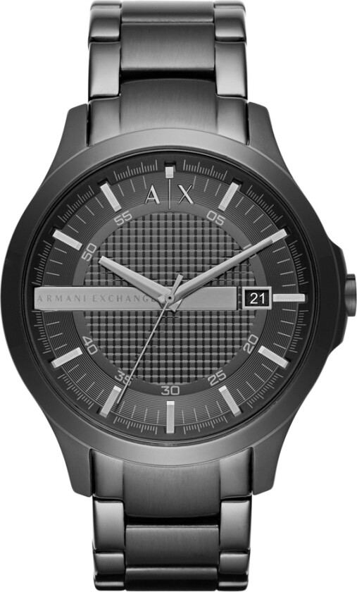 Herreklokke AX7101 Smart Sort/Stål Ø46 mm