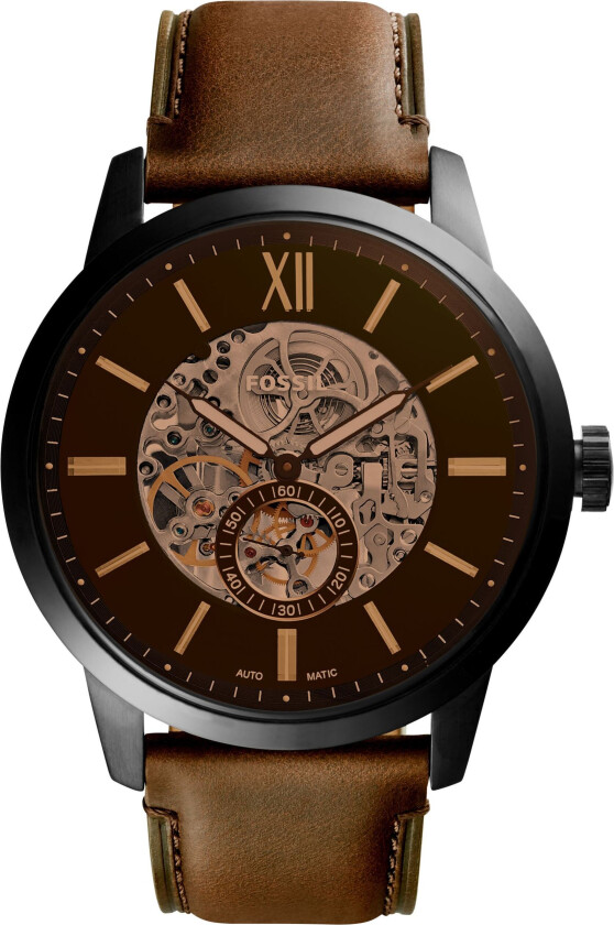 Herreklokke ME3155 Townsman Sort/Lær Ø48 mm