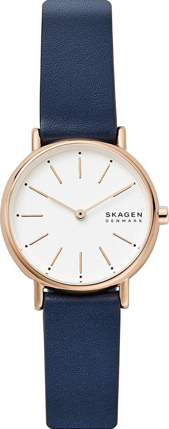 Dameklokke SKW2838 Signatur Hvit/Lær Ø30 mm