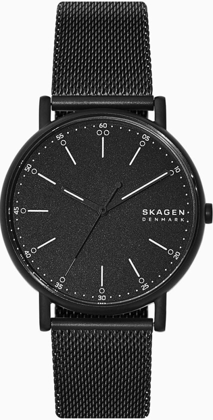 Herreklokke SKW6579 Signatur Sort/Stål Ø40 mm