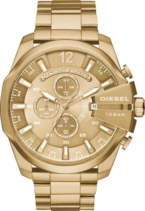 Herreklokke DZ4360 Mega Chief Gullfarget/Stål Ø51 mm