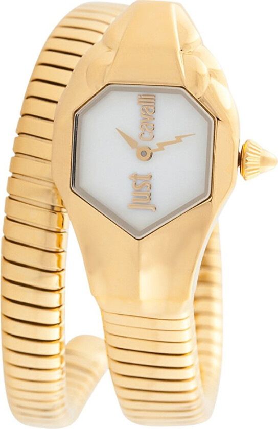 Dameklokke JC1L001M0025 Glam Chic Hvit/Gulltonet stål