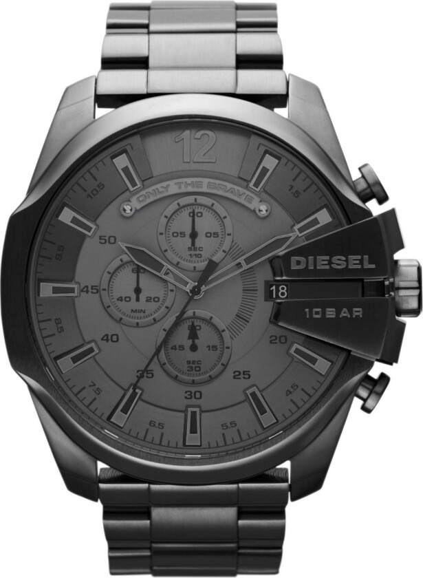 Herreklokke DZ4282 Mega Chief Grå/Stål Ø51 mm