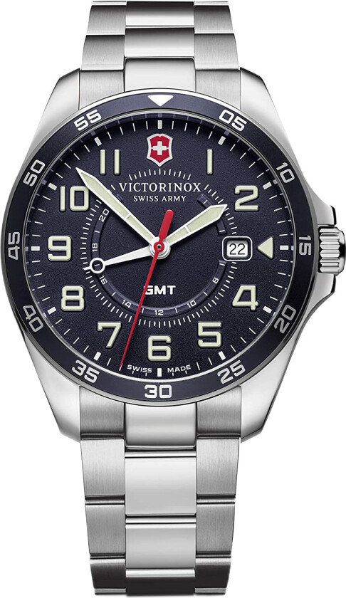 Herreklokke 241896 Blå/Stål Ø42 mm