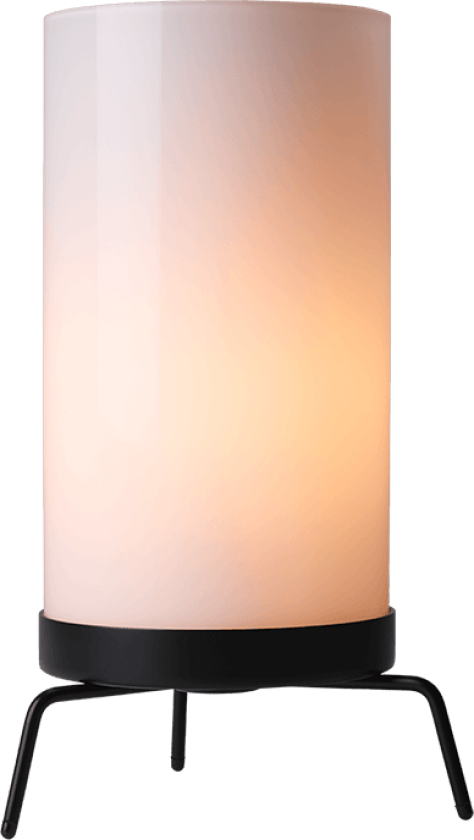 - PM-02 Bordlampe Opal/Svart