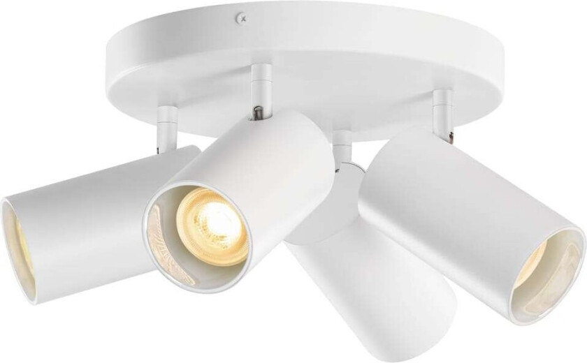 - Asto Tube 4 Taklampe White